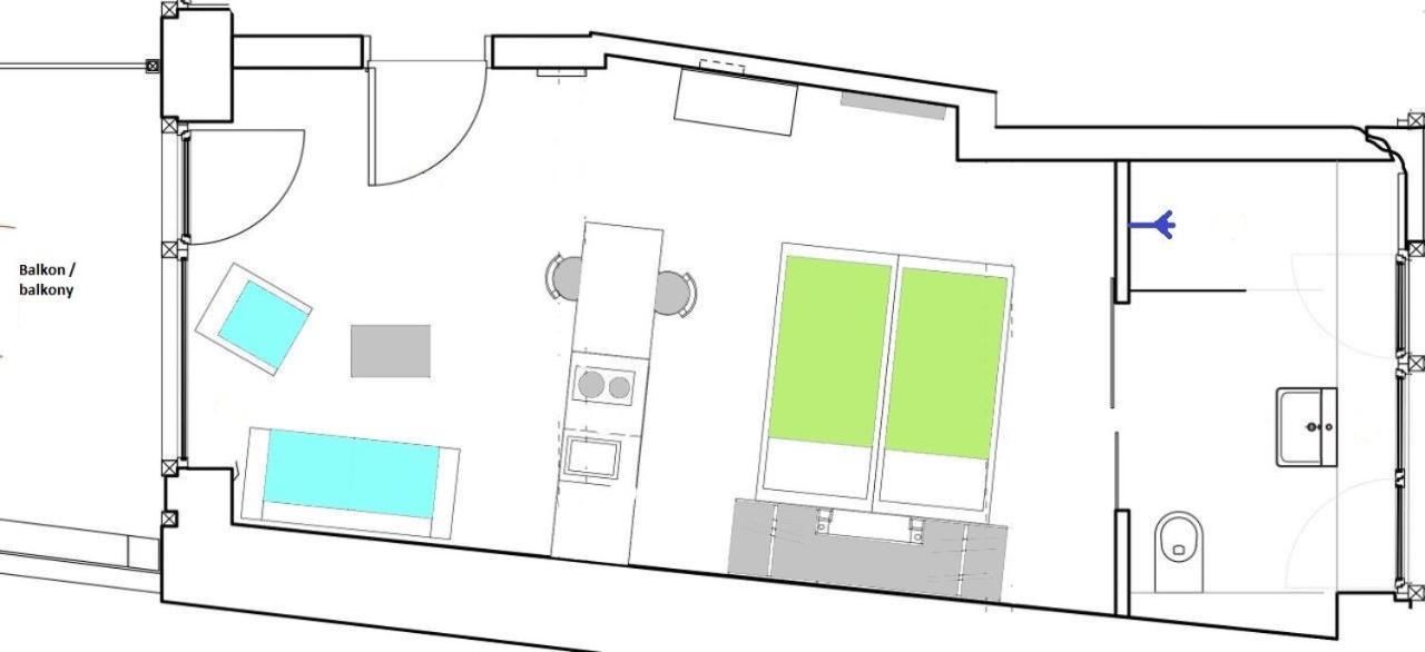 1463 Apartmenthaus Karlsruhe Eksteriør billede
